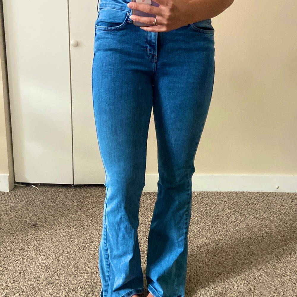 Flare light wash calvin klein jeans
